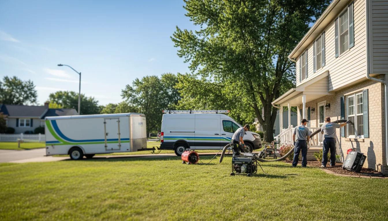 Flooded Basement Restoration And Cleanup With Repair in Belknap, IL near me